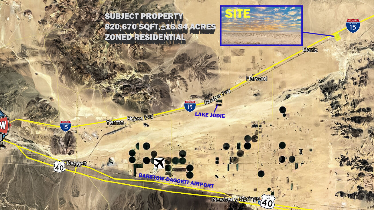 00 Yermo Rd, Yermo, CA 92398 Land for Sale ±18.84 acres vacant land