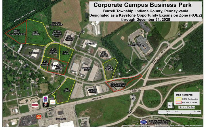 Pictures of Land property located at Intersection of U.S. Route 22, Blairsville, PA 15717, U.S. 119 via Cornell Road, Blairsville, PA 15717 for sales - image #1