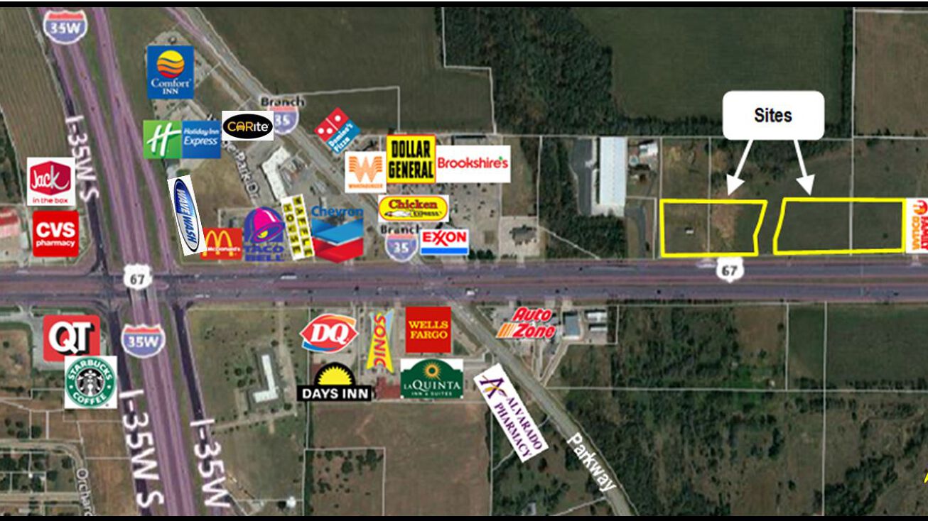 500 W. US67, Alvarado, TX USA, Alvarado, TX 76009 Land for Sale