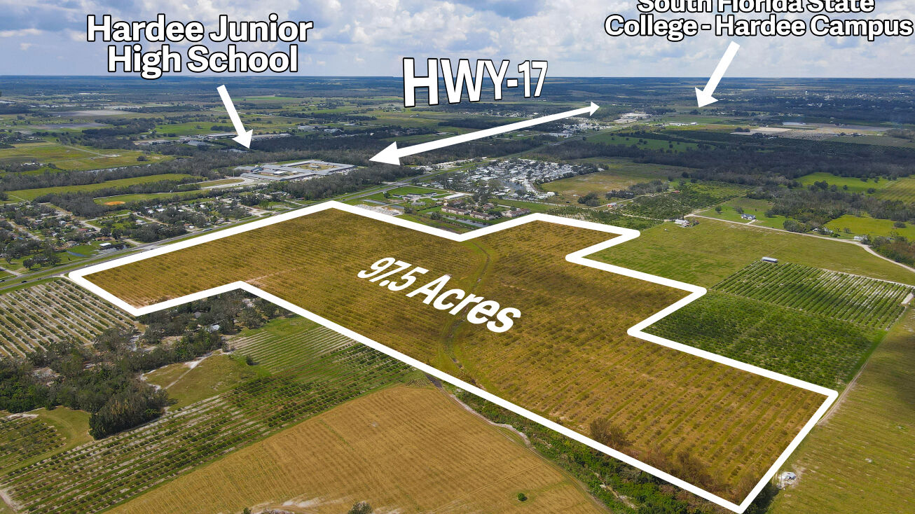 US17, Wauchula, FL 33873 Land for Sale 97.5 acres in Hardee County