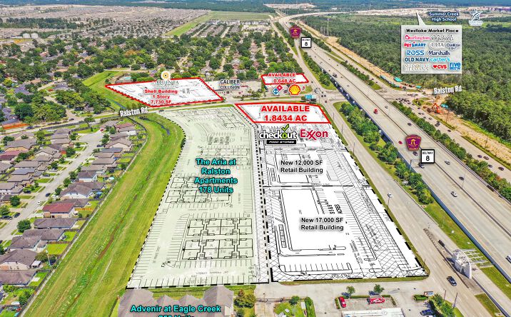Pictures of Land, Retail property located at Beltway 8/Sam Houston Pkwy & Ralston Rd, Humble, TX 77396 for sales - image #1