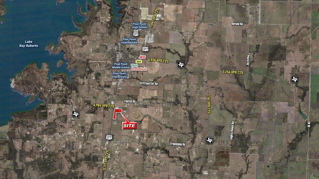 SEQ of US377 & FM 455/Zipper Rd Pilot Point, Pilot Point, TX 76258