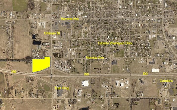 Pictures of Land property located at I-90 and Hwy 37 (S Ohlman St), Mitchell, SD 57301 for sales - image #1