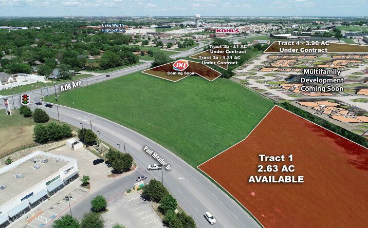 Pictures of Land property located at SEC Azle Ave & Paul Meador Rd, Lake Worth, TX 76135 for sales - image #1