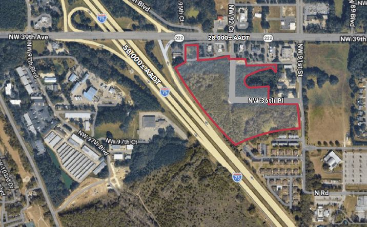 Pictures of Land property located at SE Quadrant of I-75 & NW 39th Ave, Gainesville, FL 32606 for sales - image #1