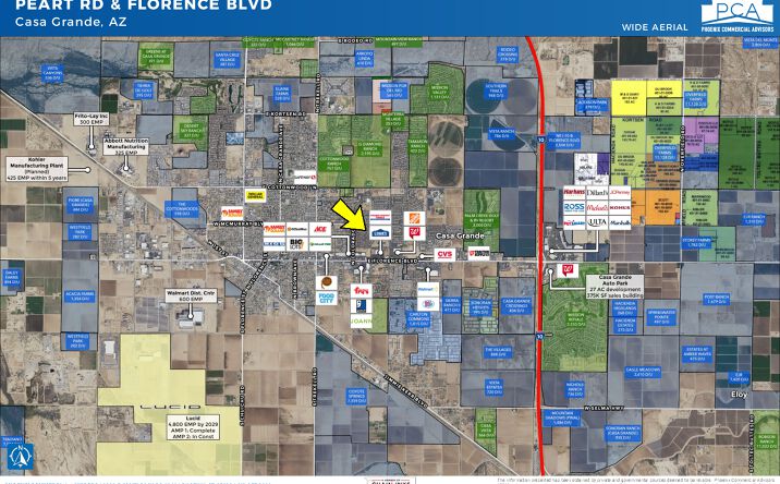 Pictures of Land property located at 1436 E Florence Blvd, Casa Grande, AZ 85122 for sales - image #1