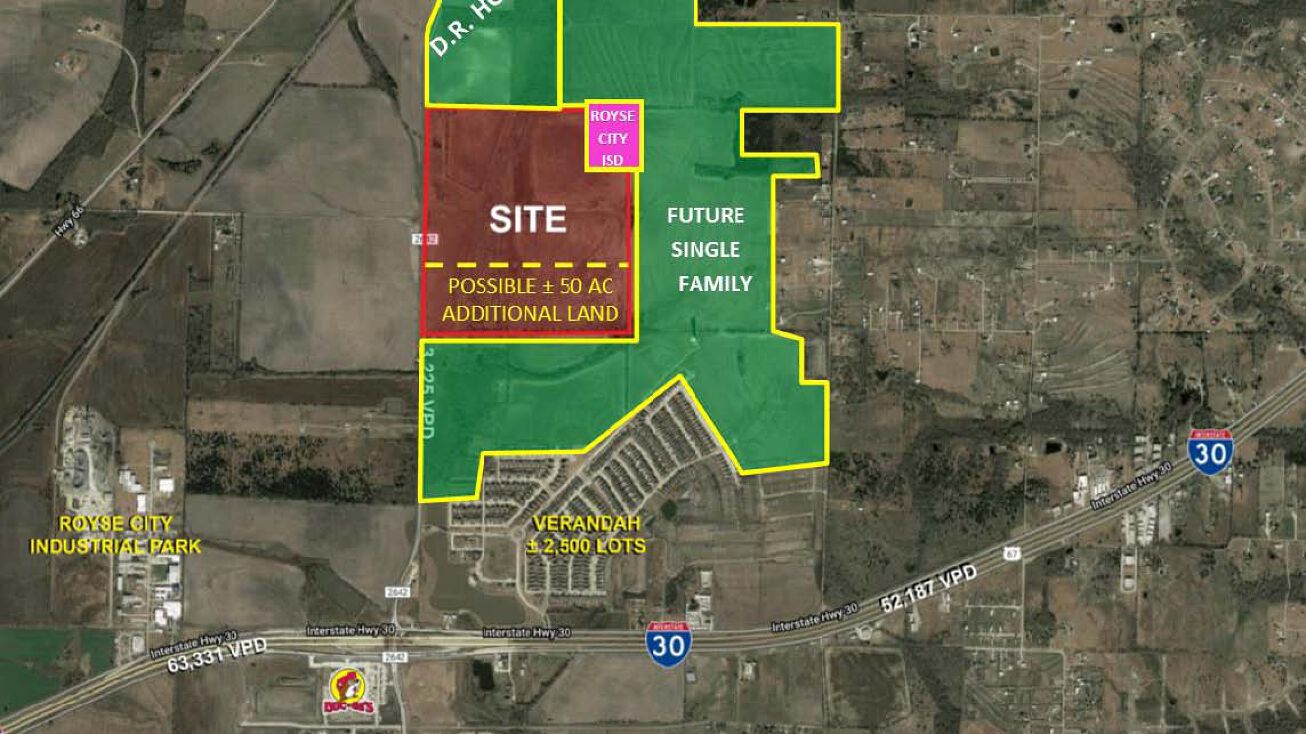 FM 2642, Royse City, TX 75189 Land for Sale 108 Acres in Royse City