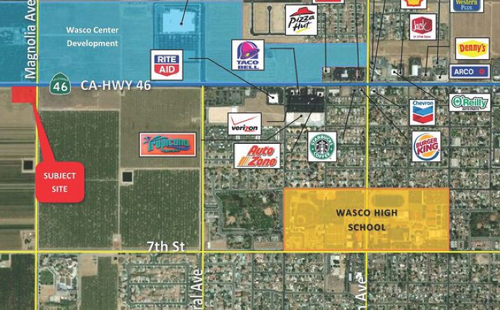 Pictures of Land property located at 15201 Magnolia, Wasco, CA 93280 for sales - image #1