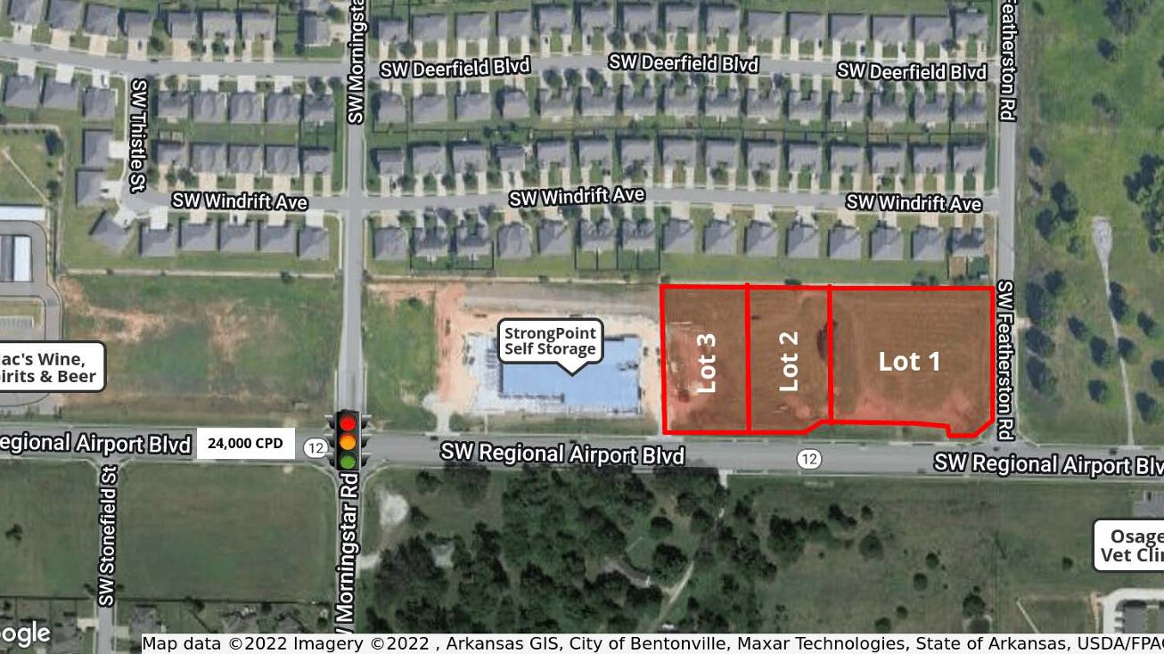 Lot 2 1.18 Acres SW Regional Airport Blvd, Bentonville, AR 72712