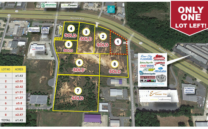 Pictures of Land property located at Maumelle Blvd, Maumelle, AR 72116 for sales - image #1