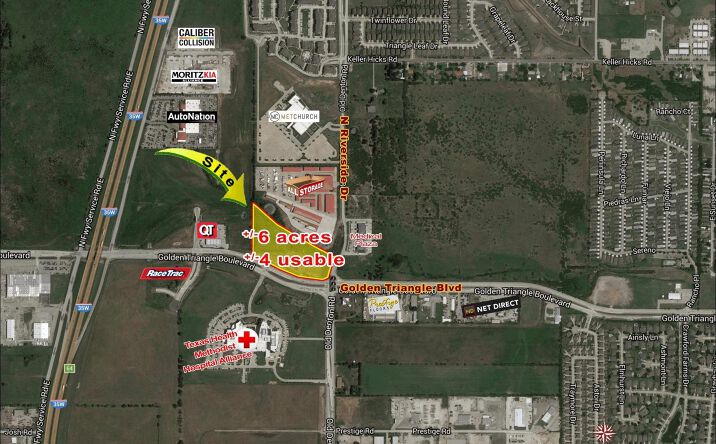 Pictures of Land property located at NWC Golden Triangle Blvd & N Riverside Dr, Fort Worth, TX 76244 for comps - image #1