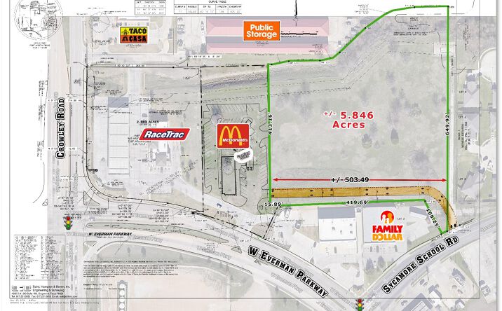 Pictures of Land, Retail property located at NEQ Crowley & Everman Pkwy, Fort Worth, TX 76134 for sales - image #1