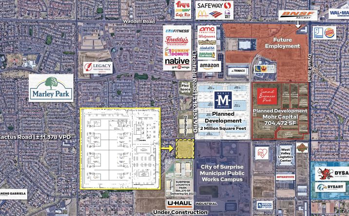 Pictures of Land property located at SWC Litchfield Road & Cactus Road, Surprise, AZ 85379 for comps - image #1