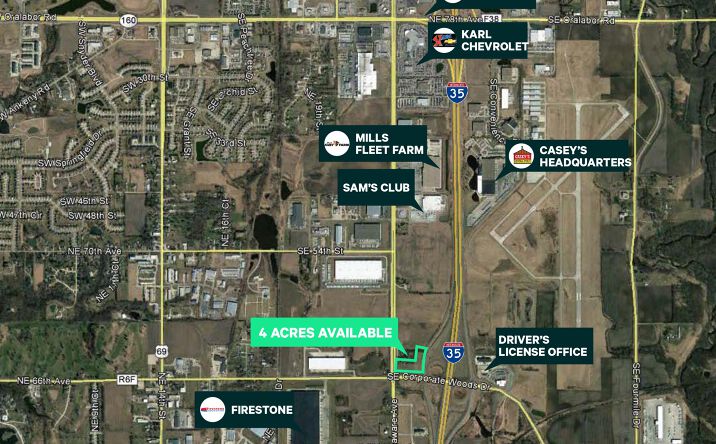 Pictures of Land property located at SE Delaware Ave & Corporate Woods Dr, Ankeny, IA 50021 for sales - image #1