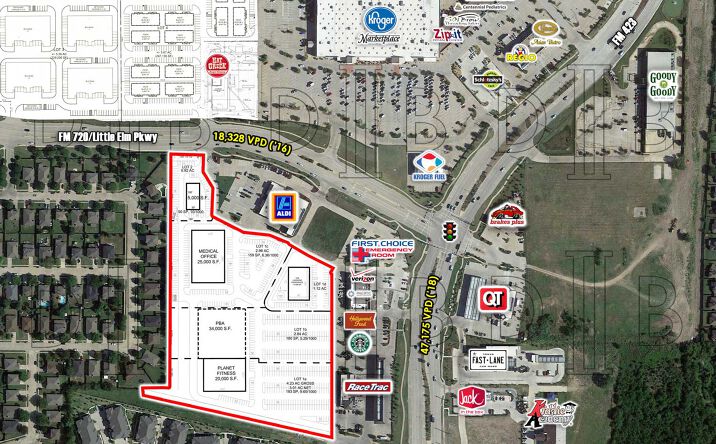Pictures of Land property located at 2800 Little Elm Parkway, Little Elm, TX 75068 for sales - image #1