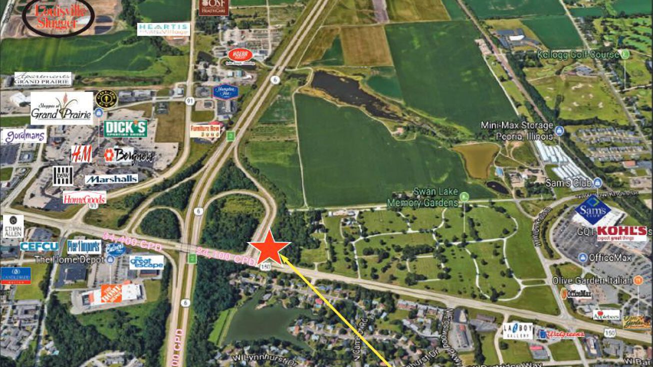 W. Route 150, Peoria, IL 61615 Land for Sale W. Route 150