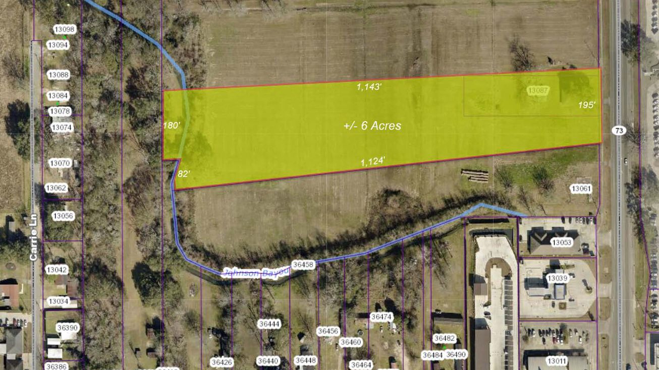 LA Highway 73, Geismar, LA 70734 Land for Sale Highway 73 Land