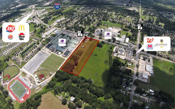 Pictures of Retail, Land property located at Hwy 73 and Hwy 74, Geismar, LA 70734 for sales - image #1
