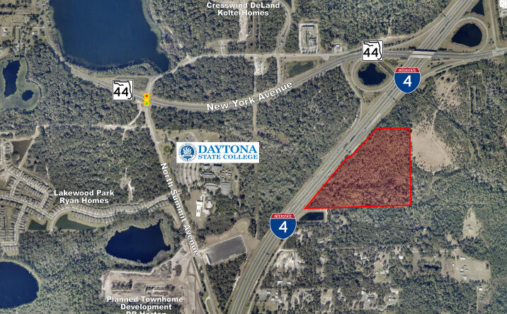 Pictures of Land property located at I-4 Frontage Property, Deland, FL 32724 for sales - image #1