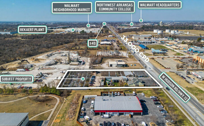 Pictures of Land property located at 2412 W Hudson Rd, Rogers, AR 72756 for sales - image #1