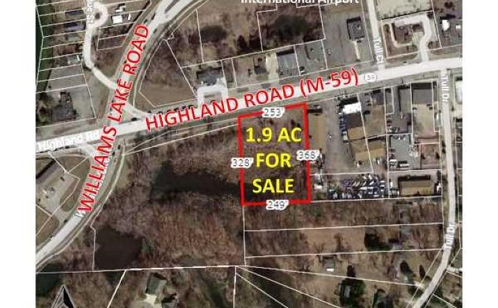 Pictures of Retail, Office, Land property located at SEQ Highland Road & Williams Lake Road, Waterford, MI 48386 for sales - image #1
