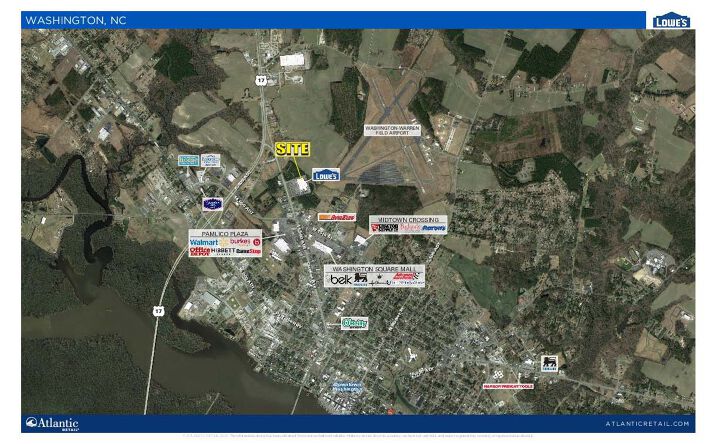 Pictures of Land property located at 1701 Caroline Ave (US Hwy 17), Washington, NC 27889 for sales - image #1