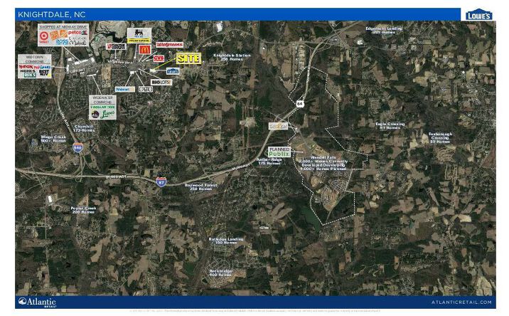 Pictures of Land property located at 7316 Knightdale Blvd, Knightdale, NC 27545 for sales - image #1
