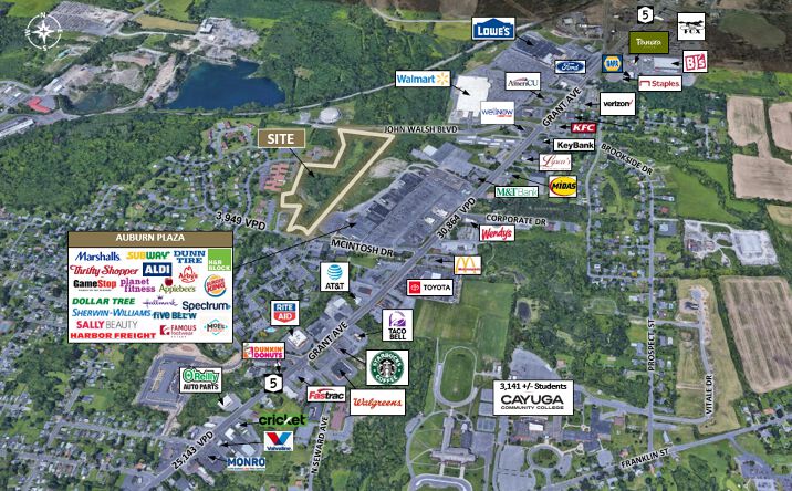 Pictures of Land property located at John Walsh Blvd, Auburn, NY 13021 for sales - image #1