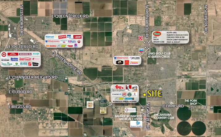 Pictures of Land property located at 37996 N. Gantze Rd & Combs Rd, San Tan Valley, AZ 85140 for comps - image #1