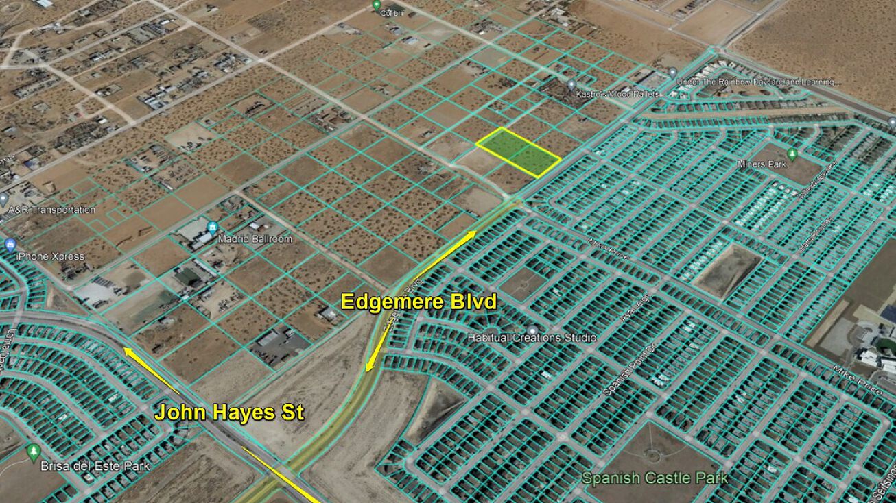13705 Edgemere Blvd, El Paso, TX 79938 Land for Sale 4 Acres with Frontage on Edgemere Blvd