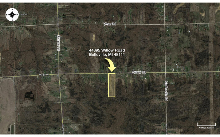 Pictures of Land property located at 44395 Willow Rd, Sumpter Township, MI 48111 for sales - image #1
