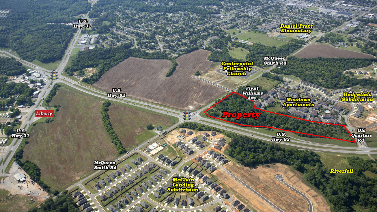 McQueen Smith Rd & US Hwy 82, Prattville, AL 36066