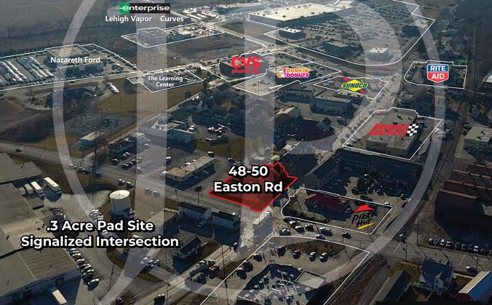 Pictures of Retail, Land property located at 48-50 Easton Rd, Nazareth, PA 18064 for sales - image #1