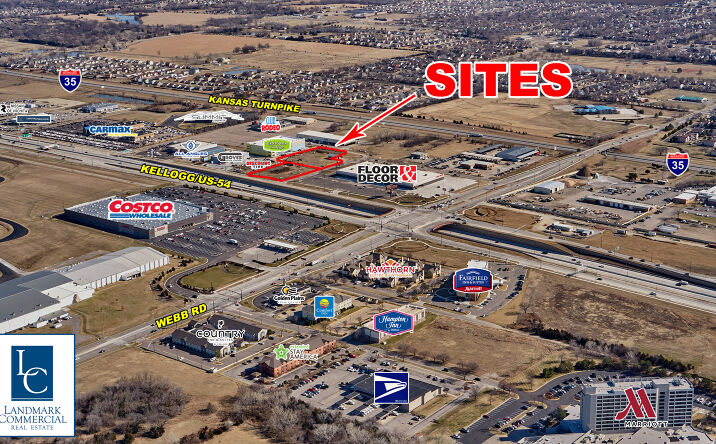 Pictures of Land property located at 9901 E Kellogg St, Wichita, KS 67207 for sales - image #1