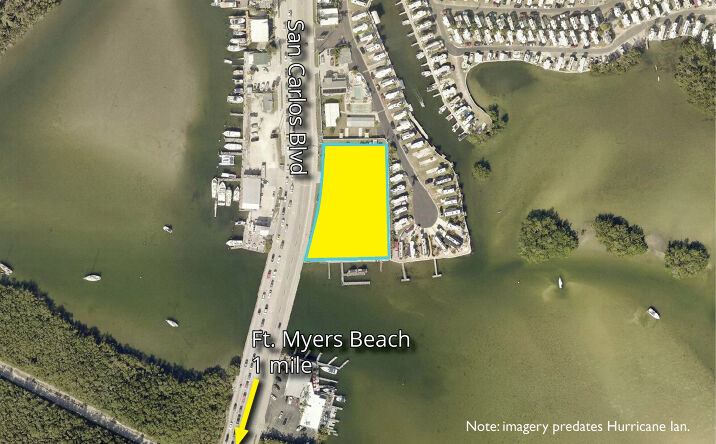 Pictures of Land property located at 18901 San Carlos Blvd, Fort Myers Beach, FL 33931 for sales - image #1