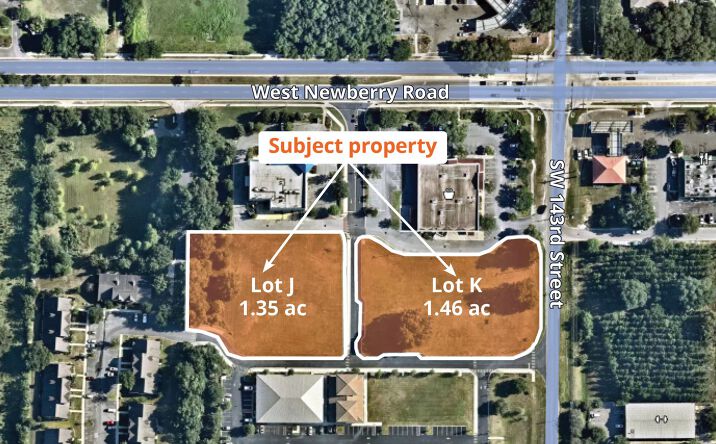 Pictures of Retail, Land property located at 14403 W Newberry Rd, Newberry, FL 32669, 120 SW 143rd St, Newberry, FL 32669 for sales - image #1