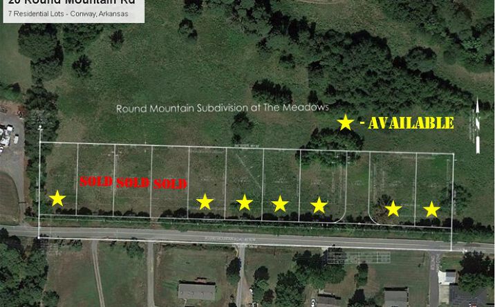Pictures of Land property located at 20 Round Mountain Rd, Conway, AR 72034 for sales - image #1