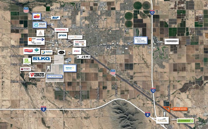 I-10, Casa Grande, AZ 85193 - Land for Sale - Jimmy Kerr & Sunland Gin Land