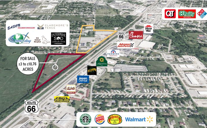 Pictures of Land property located at 747 S Moretz Ave, Claremore, OK 74017 for sales - image #1