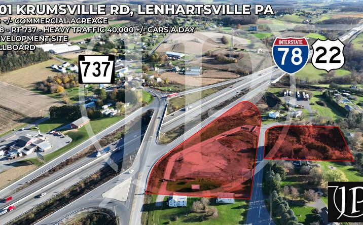 Pictures of Land property located at 1501 Krumsville Rd & 50 Zettlemoyer Rd, Lenhartsville, PA 19534 for sales - image #1