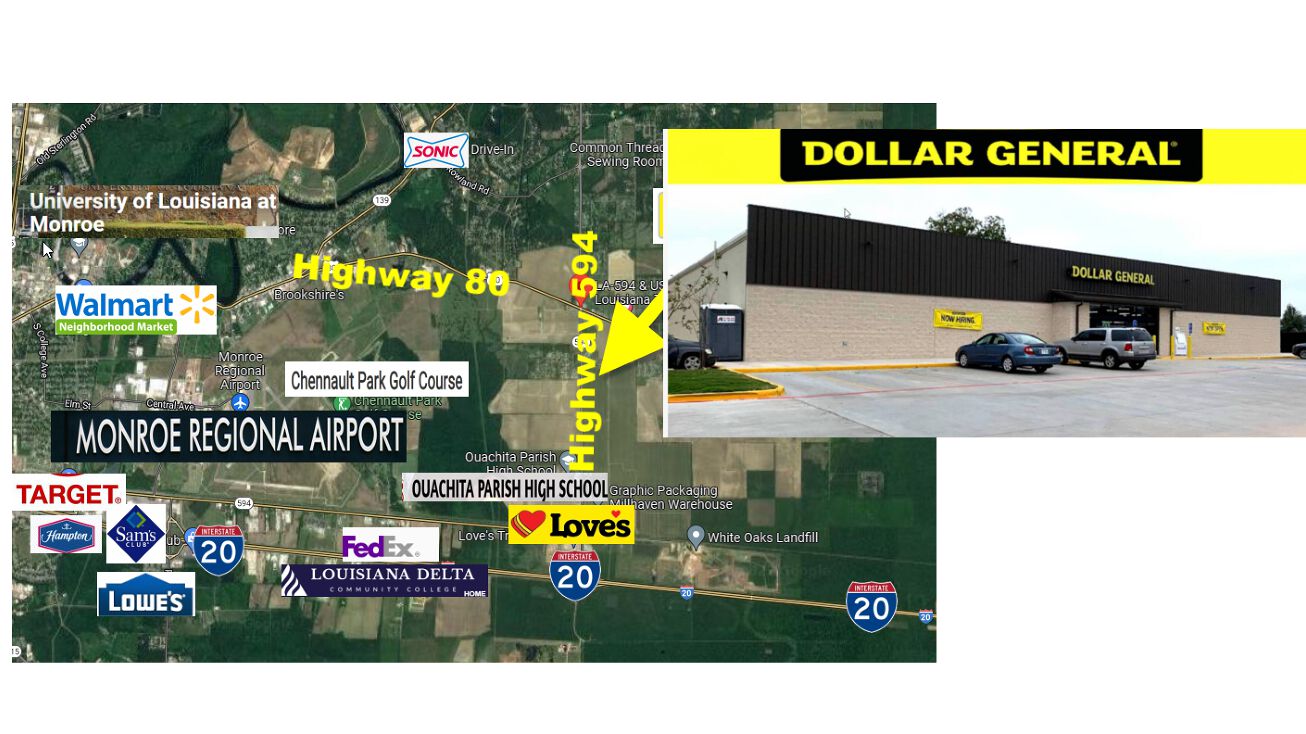 1745 US80, Monroe, LA 71203