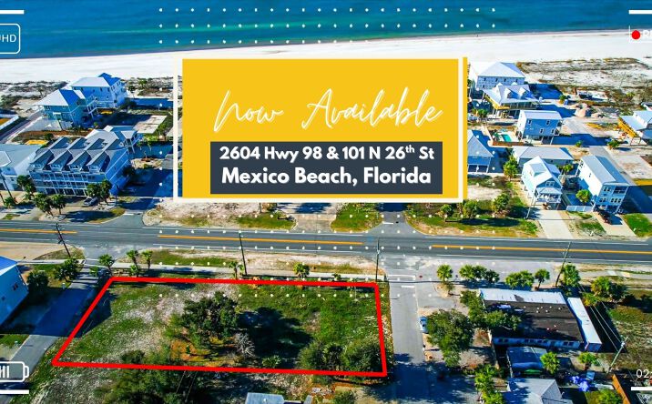 Pictures of Land property located at 2604 US-98, Mexico Beach, FL 32456, 101 N 26th St, Mexico Beach, FL 32456 for sales - image #1