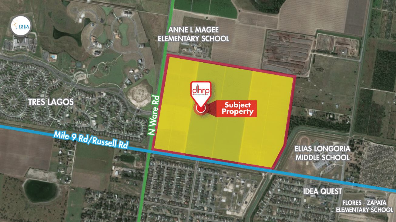 N Ware Rd, McAllen, TX 78541 Land for Sale ±209 AC MIXED USE