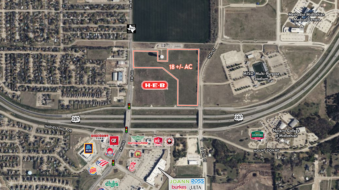 NWC of 14th Street & US Hwy 287, Midlothian, TX 76065