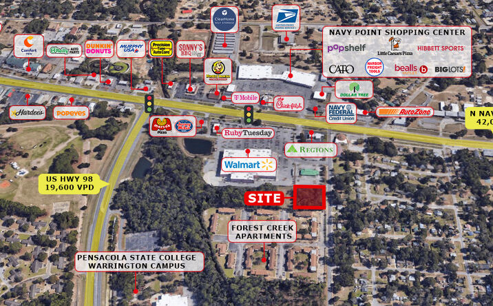 Pictures of Land, Multifamily, Office property located at 10 Patton Dr, Pensacola, FL 32507 for sales - image #1
