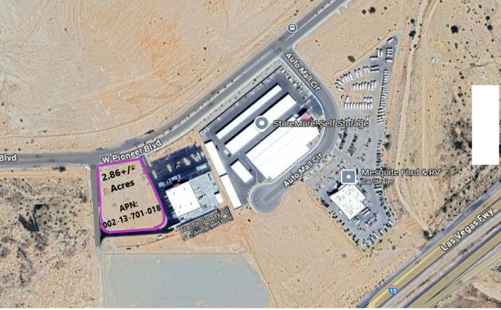 Pictures of Land property located at 1320 W Pioneer Blvd, Mesquite, NV 89034 for sales - image #1