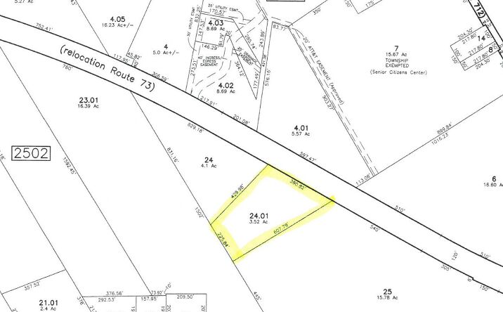 Pictures of Land property located at L:24.01 Route 73, Berlin, NJ 08009 for sales - image #1