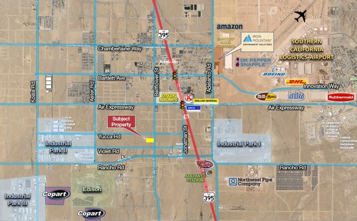 Pictures of Land property located at Bellflower St 4.52, Adelanto, CA 92301 for sales - image #1