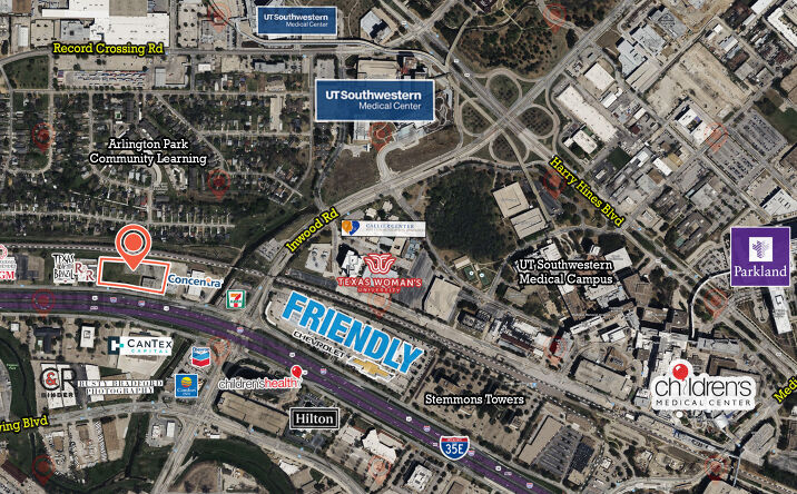 Pictures of Multifamily, Office, Mixed Use, Land property located at 2930, 2936 & 2942 N. Stemmons Fwy, Dallas, TX 75247 for sales - image #1