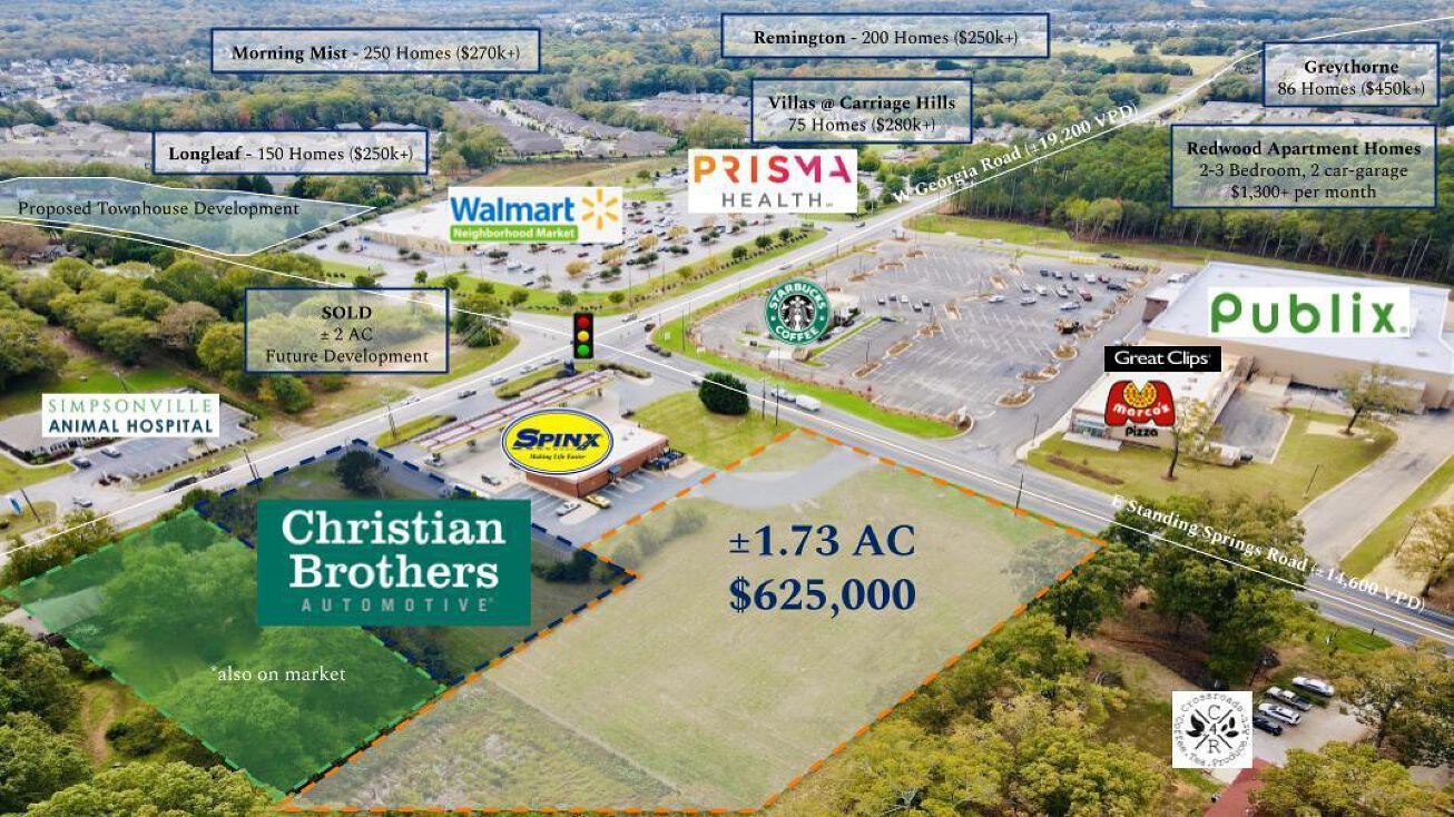 W Rd, Simpsonville, SC 29680 Land for Sale West Road